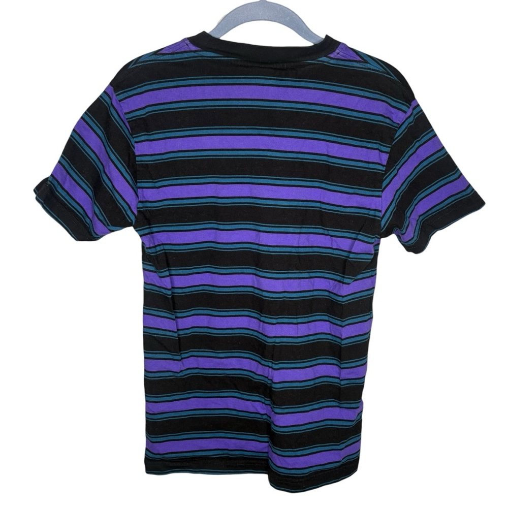 Odd Future Collegiate Logo Stripe Knit T-Shirt men’s size small short sleeve tee - Picture 2 of 4